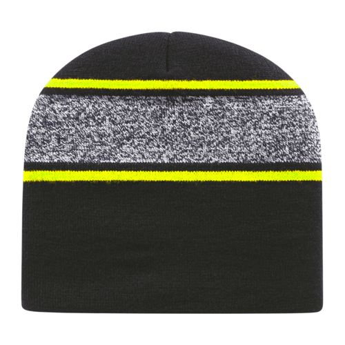 Cap America RKV9 Variegated Striped Beanie Unisex Accessories Hats & Caps
