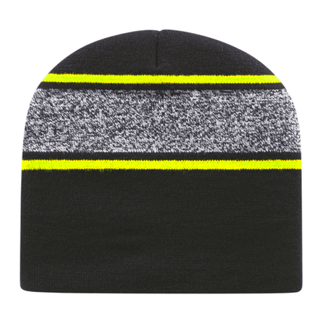 Cap America RKV9 Variegated Striped Beanie Unisex Accessories Hats & Caps