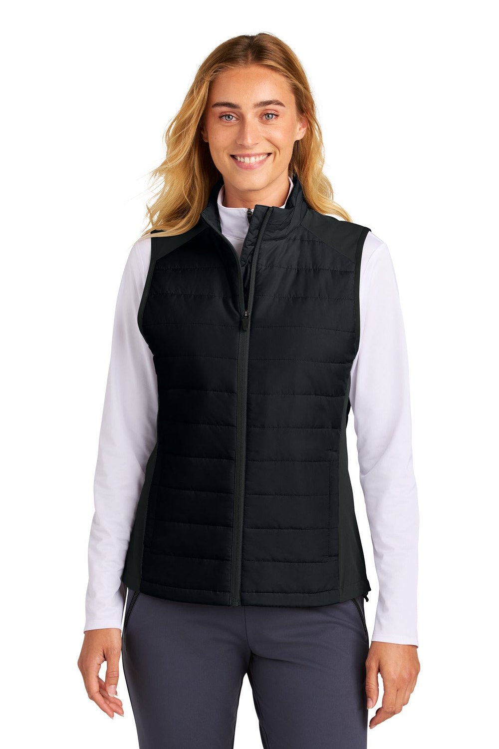 Sport-Tek Women's Teknical Hybrid Vest LST941 Womens Apparel Jackets & Vests