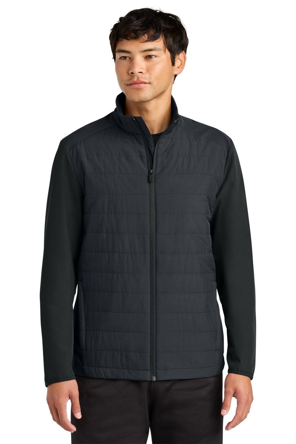 Sport-Tek Men's Teknical Hybrid Jacket ST940 Mens Apparel Jackets & Vests