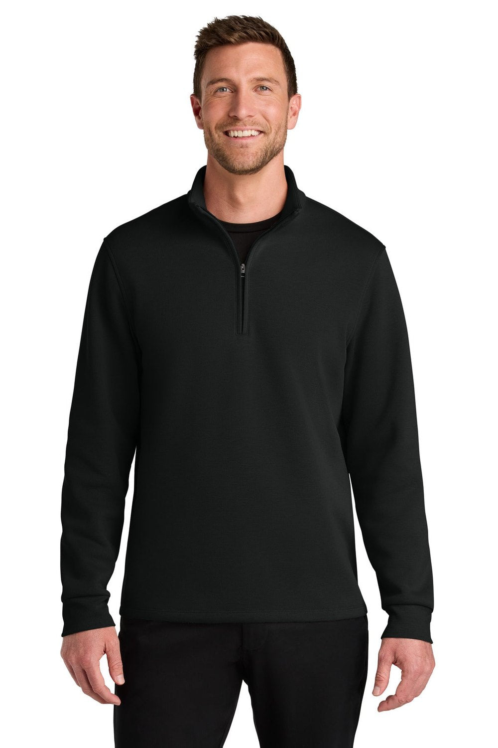 Port Authority Men's Wearever Signature Double Pique 1/4-Zip K210 Mens Apparel Sweatshirts & Fleece