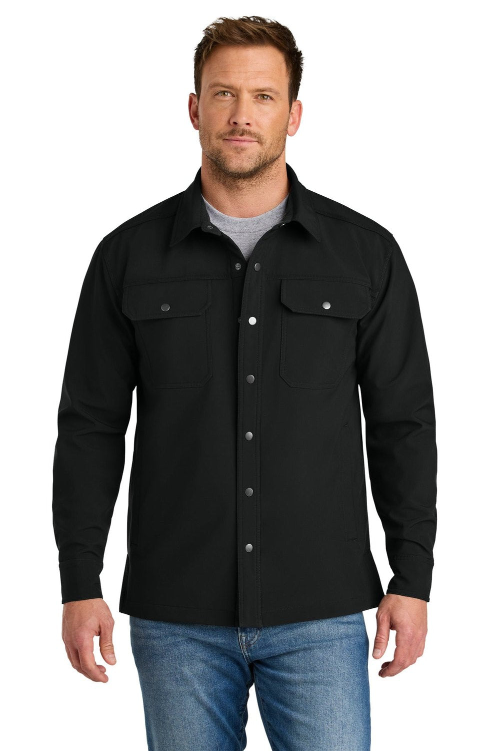 CornerStone Men's Soft Shell Shirt Jacket CSJ73 Mens Apparel Jackets & Vests