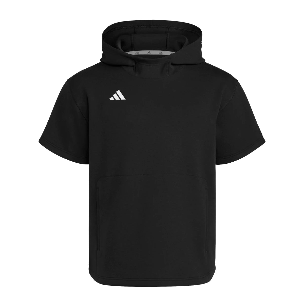 adidas Men's Dugout Short Sleeve Baseball Hoodie Baseball Cage Jackets All
