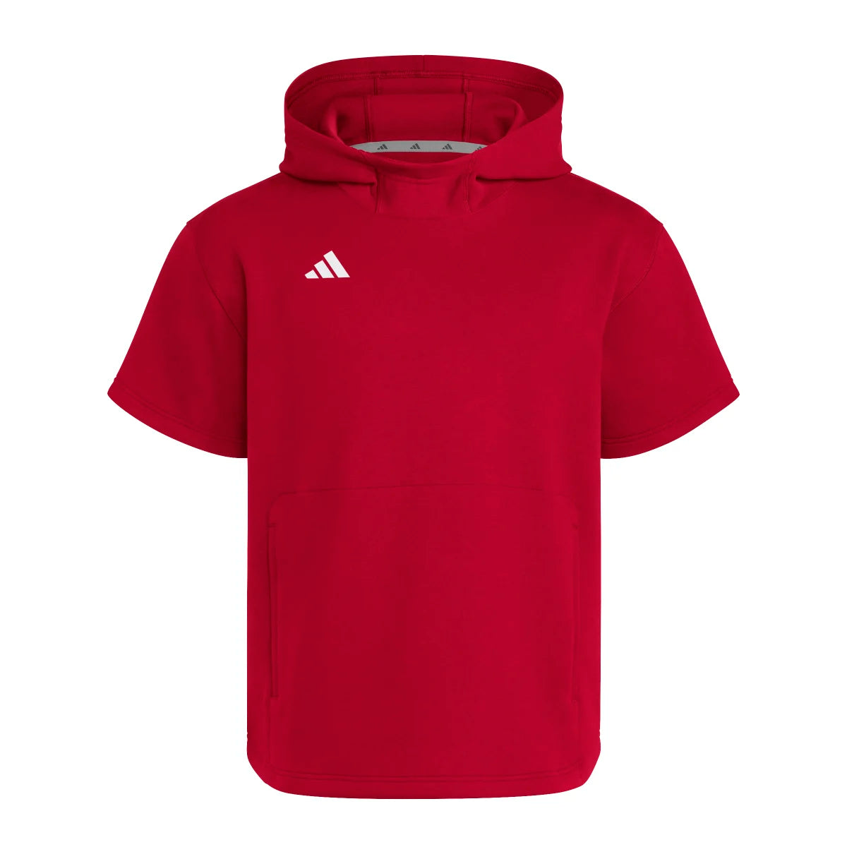 adidas Men's Dugout Short Sleeve Baseball Hoodie Baseball Cage Jackets All