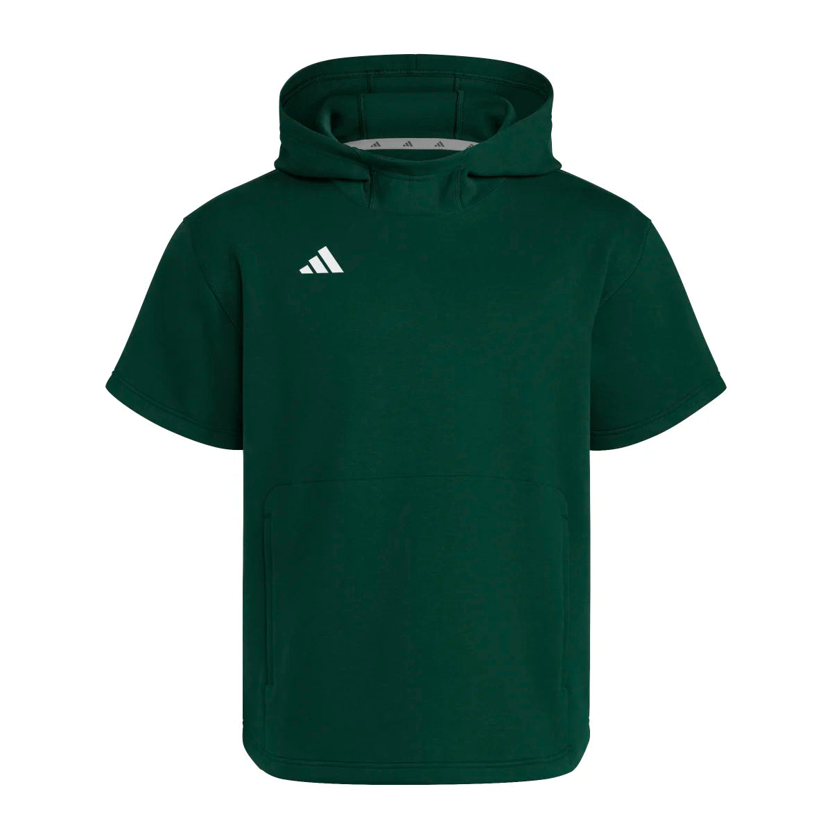 adidas Men's Dugout Short Sleeve Baseball Hoodie Baseball Cage Jackets All