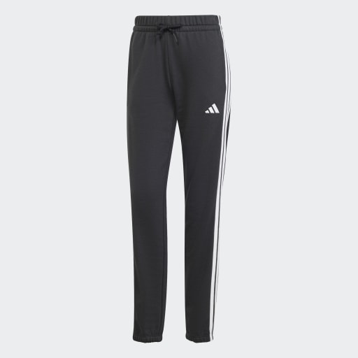 adidas Women's Essentials 3-Stripes Cuffed Joggers Womens Apparel Pants & Sweatpants