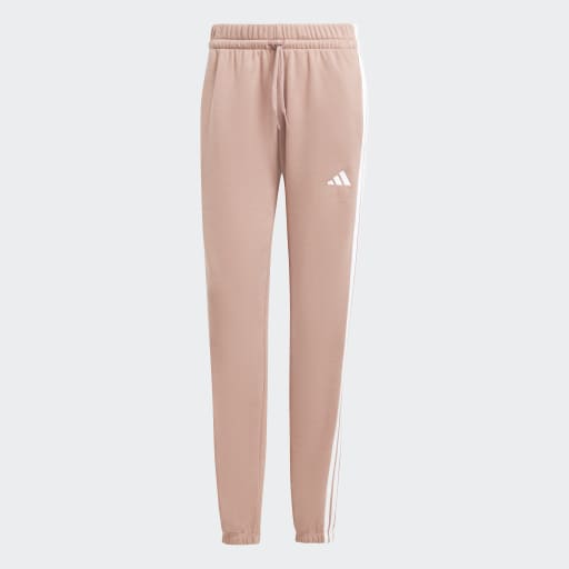 adidas Women's Essentials 3-Stripes Cuffed Joggers Womens Apparel Pants & Sweatpants