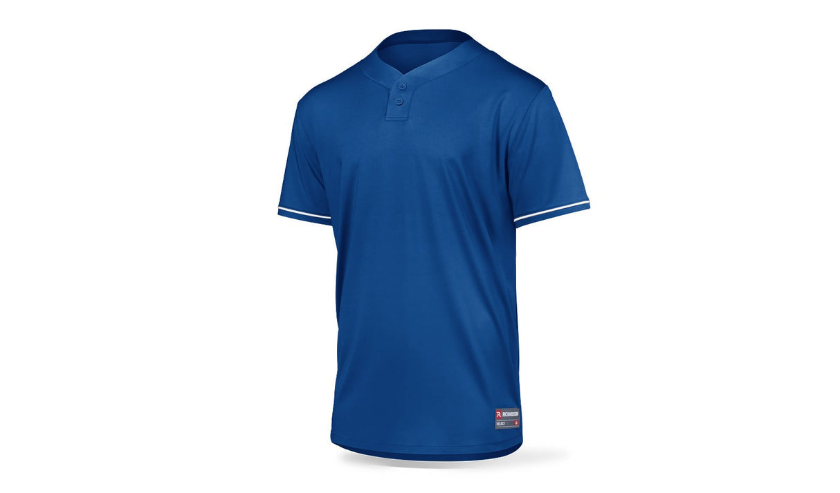 Richardson Men's Select 2-Button Baseball Jersey Baseball Jerseys Adult