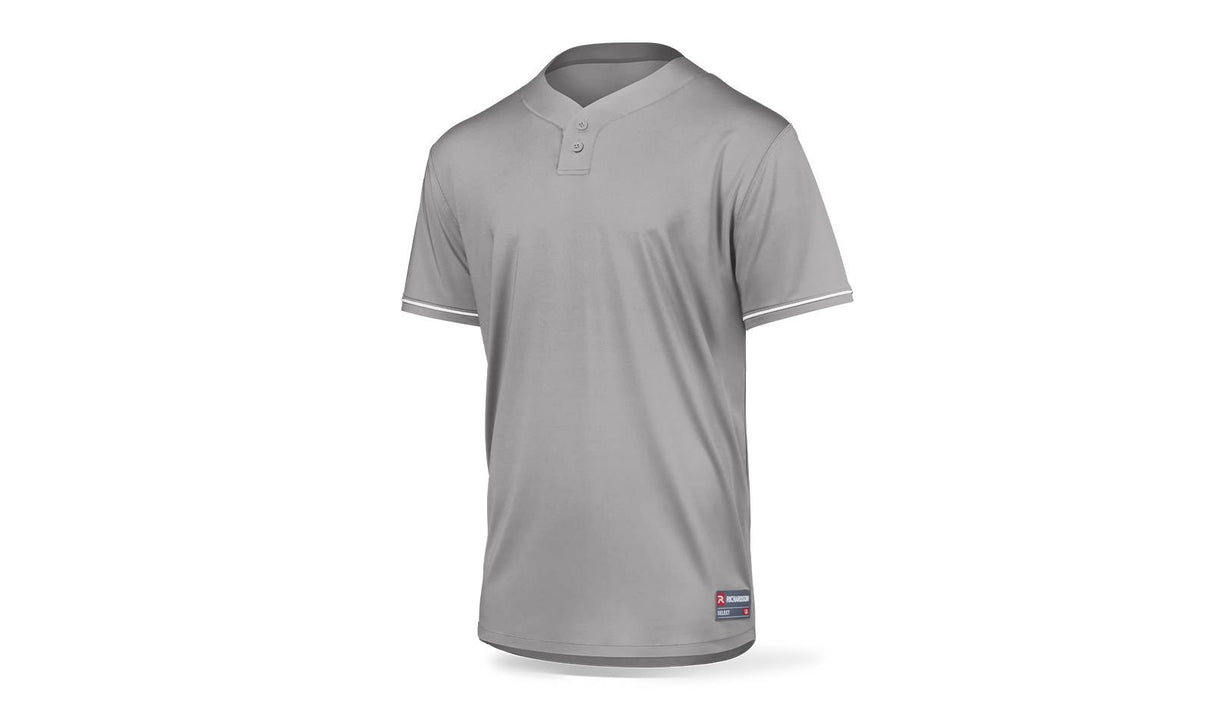 Richardson Men's Select 2-Button Baseball Jersey Baseball Jerseys Adult
