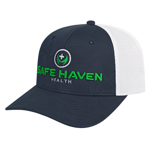 Cap America Flexfit 110 Jacquard Trucker Mesh Back Cap Unisex Accessories Hats & Caps