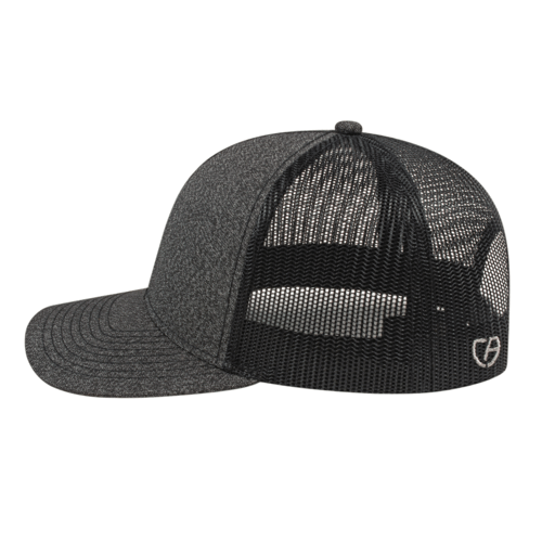 Cap America i8518 Premium Mélange Trucker Mesh Back Cap Unisex Accessories Hats & Caps