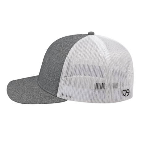 Cap America i8518 Premium Mélange Trucker Mesh Back Cap Unisex Accessories Hats & Caps