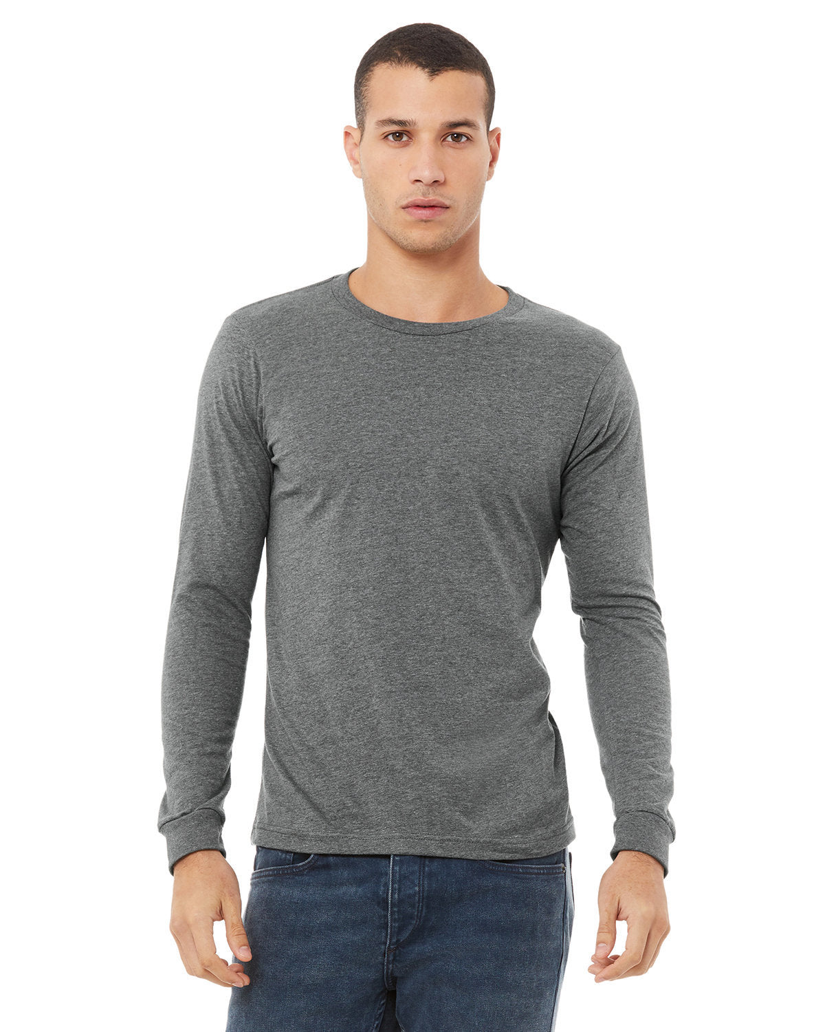 BELLA + CANVAS Unisex Jersey Long Sleeve Tee BC3501CVC 1/2 Mens Apparel Shirts & Tops