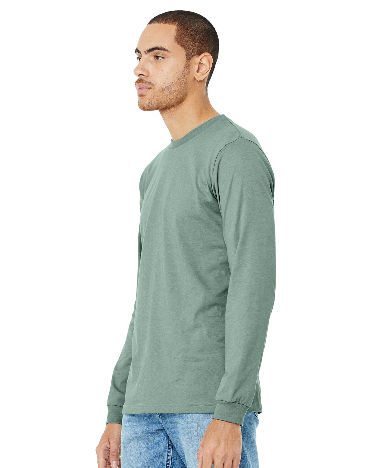 BELLA + CANVAS Unisex Jersey Long Sleeve Tee BC3501CVC 1/2 Mens Apparel Shirts & Tops