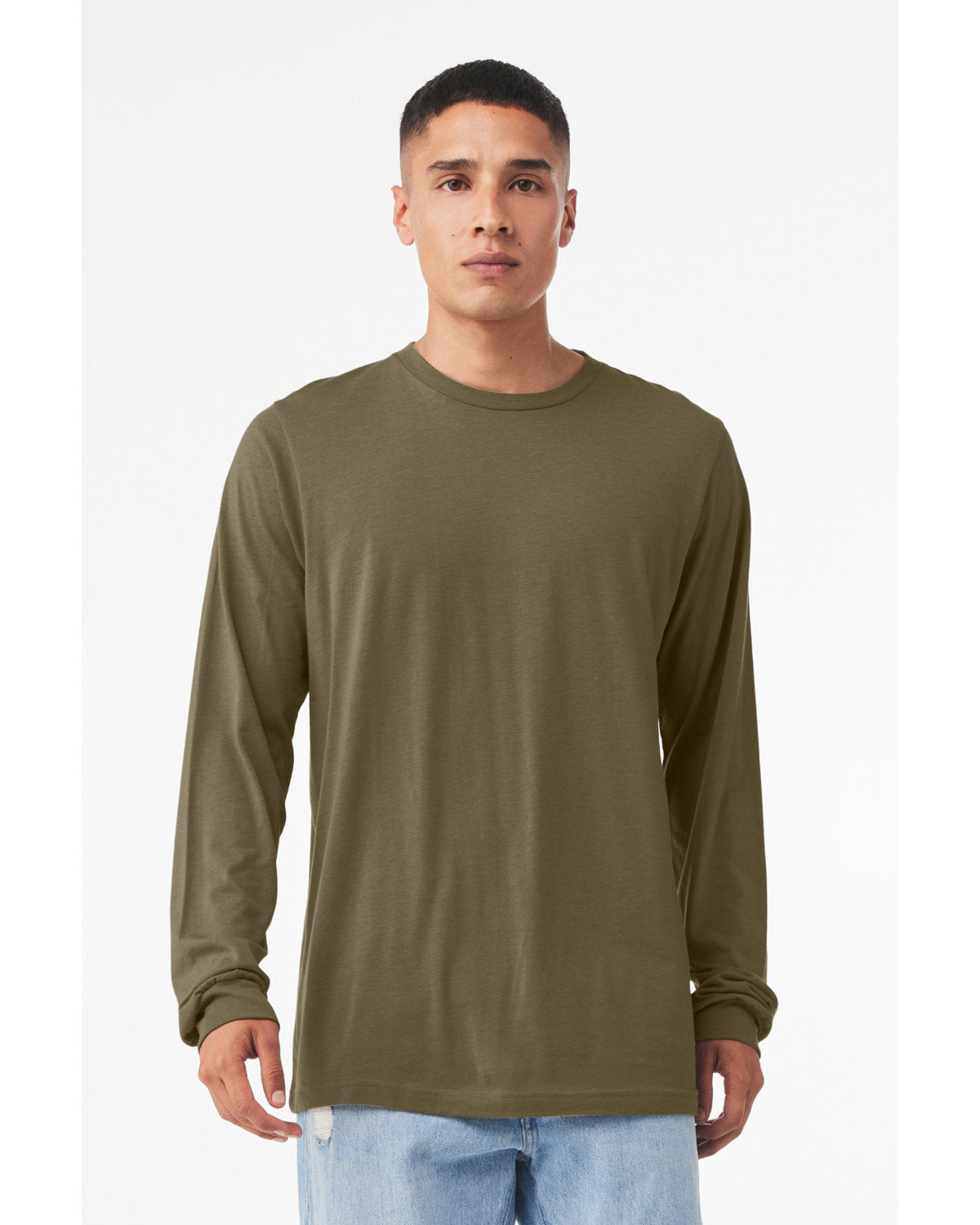BELLA + CANVAS Unisex Jersey Long Sleeve Tee BC3501CVC 1/2 Mens Apparel Shirts & Tops