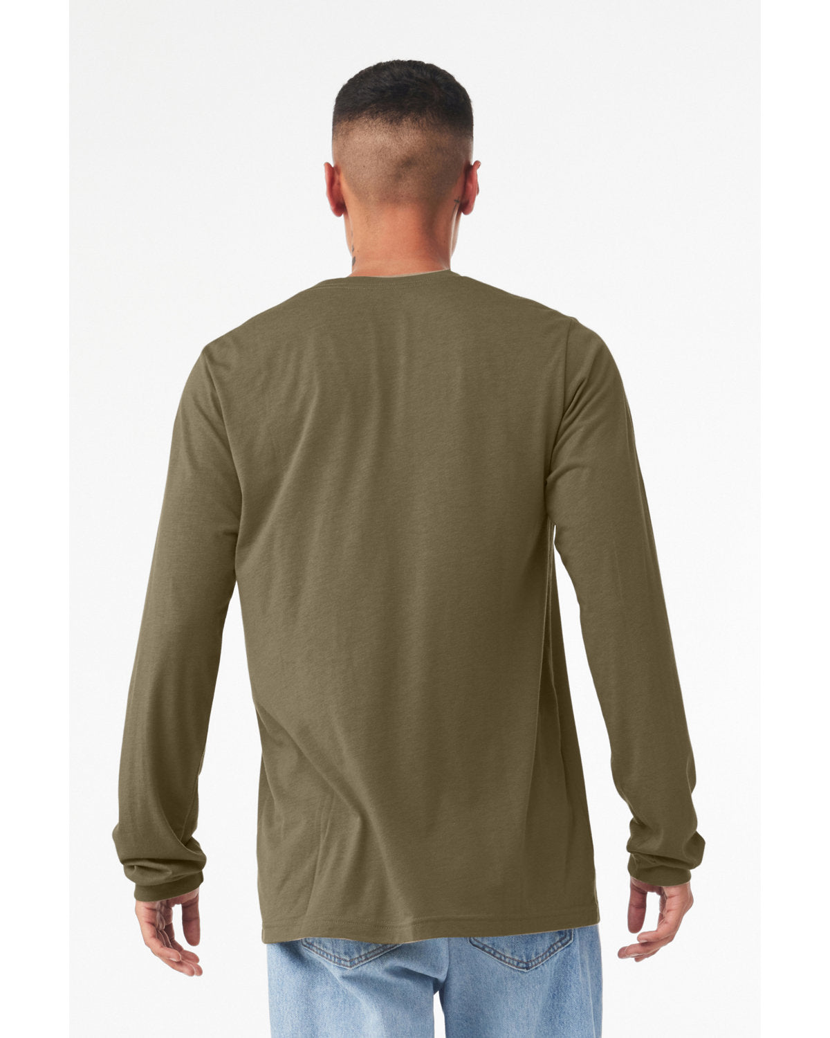 BELLA + CANVAS Unisex Jersey Long Sleeve Tee BC3501CVC 1/2 Mens Apparel Shirts & Tops
