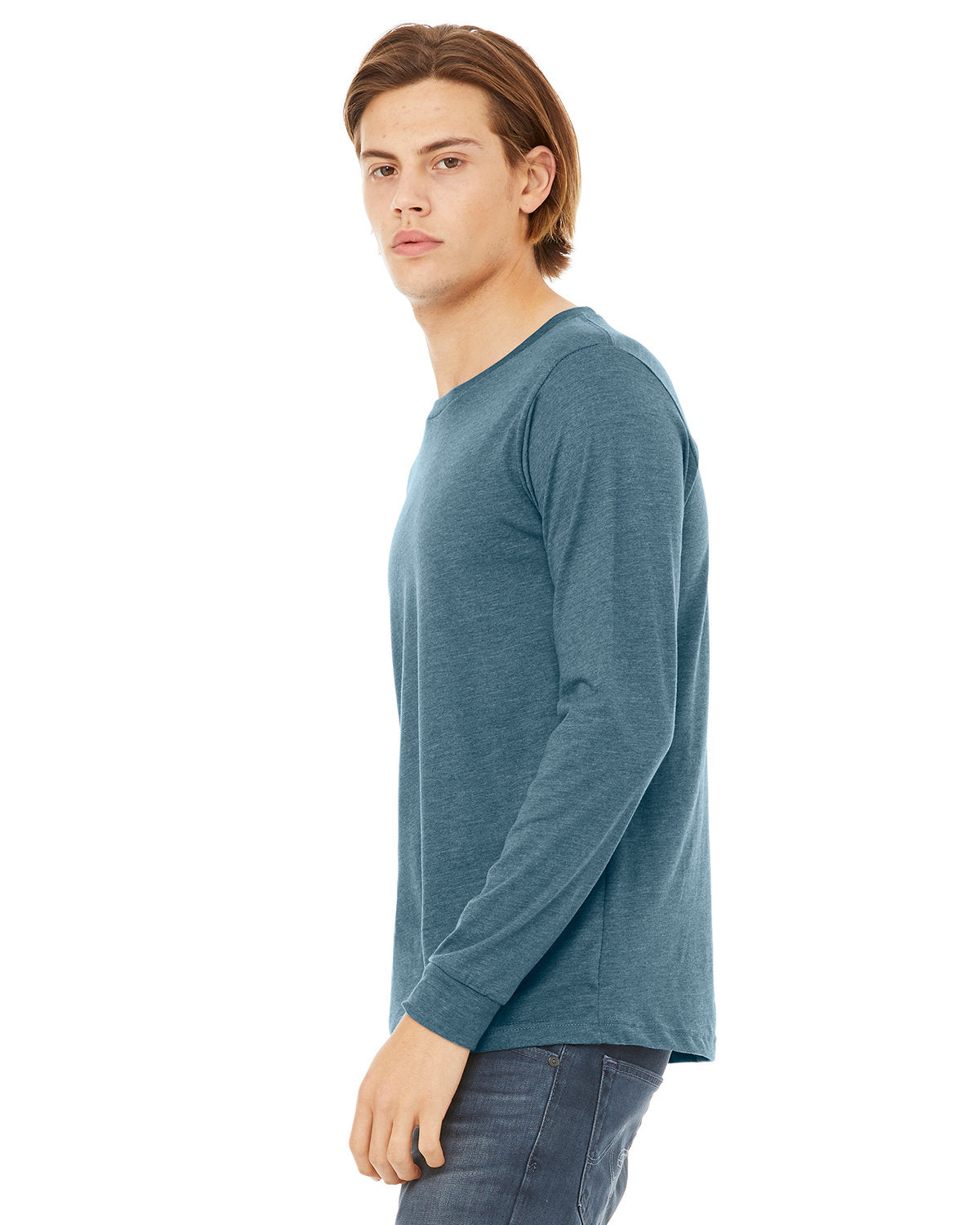 BELLA + CANVAS Unisex Jersey Long Sleeve Tee BC3501CVC 1/2 Mens Apparel Shirts & Tops