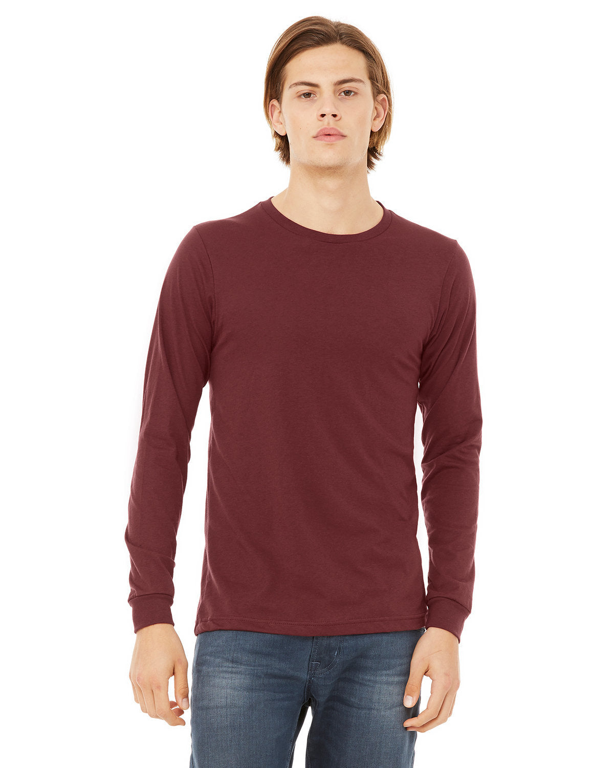 BELLA + CANVAS Unisex Jersey Long Sleeve Tee BC3501CVC 1/2 Mens Apparel Shirts & Tops