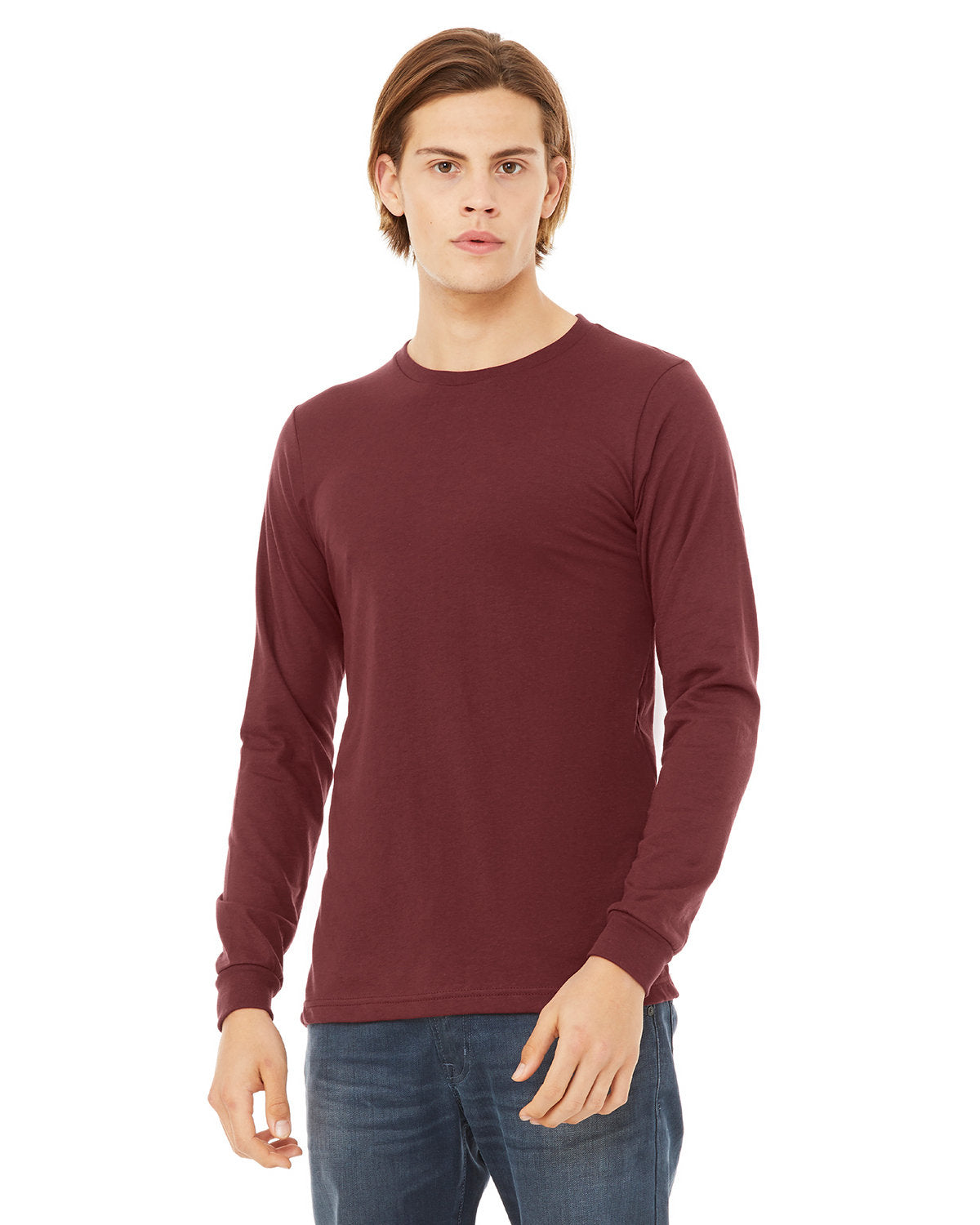 BELLA + CANVAS Unisex Jersey Long Sleeve Tee BC3501CVC 1/2 Mens Apparel Shirts & Tops