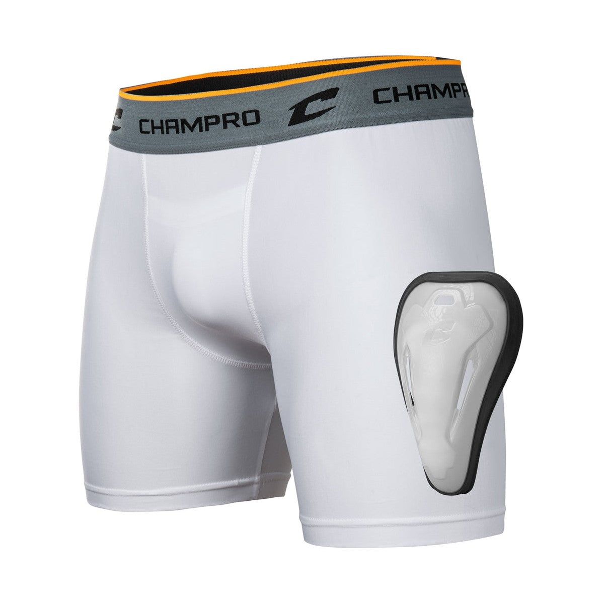 Champro Men's Compression Boxer Short With C-Flex Cup-1