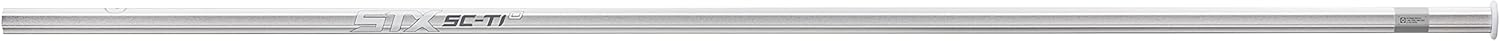 STX Lacrosse Sc-Ti O Alloy Handle, Defense, Black Lacrosse Shafts All