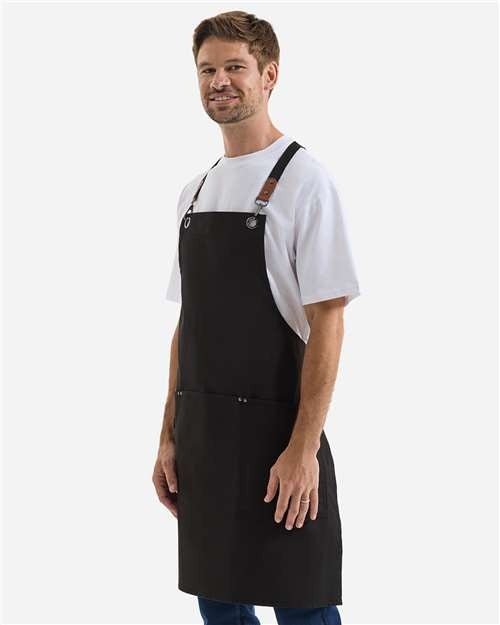Artisan Collection by Reprime Clip & Clasp Cross-Back Bib Apron-3