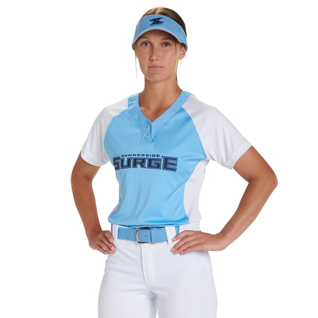 Champro Women's Infinite 2-Button Softball Jersey Basketball Jerseys Adult