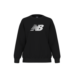 New Balance Women's Sport Fleece Logo Crew Womens Apparel Sweatshirts & Fleece