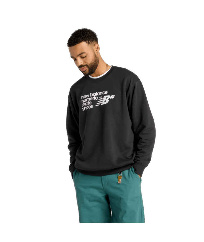 New Balance Men's Numeric French Terry Crew Mens Apparel Sweatshirts & Fleece