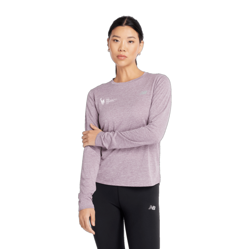 New Balance Women's NYC Marathon Athletics Long Sleeve Womens Apparel Shirts & Tops