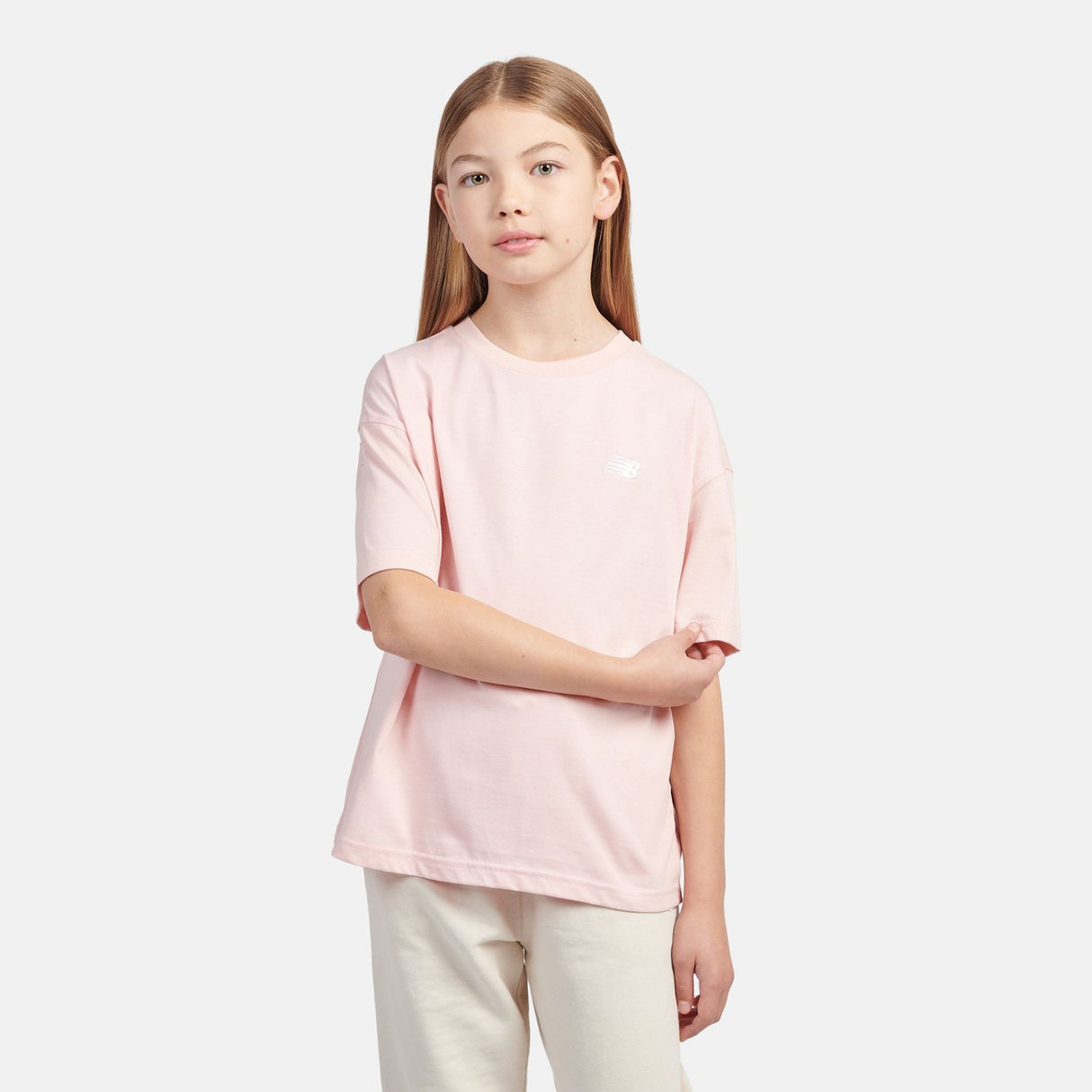 New Balance Youth Jersey Small Logo T-Shirt Youth Apparel Shirts & Tops