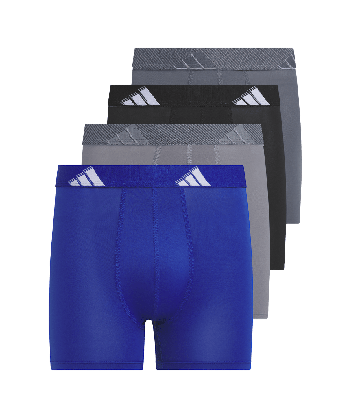 adidas Youth Microfiber 4-Pack Boxer Brief Unisex Accessories Socks