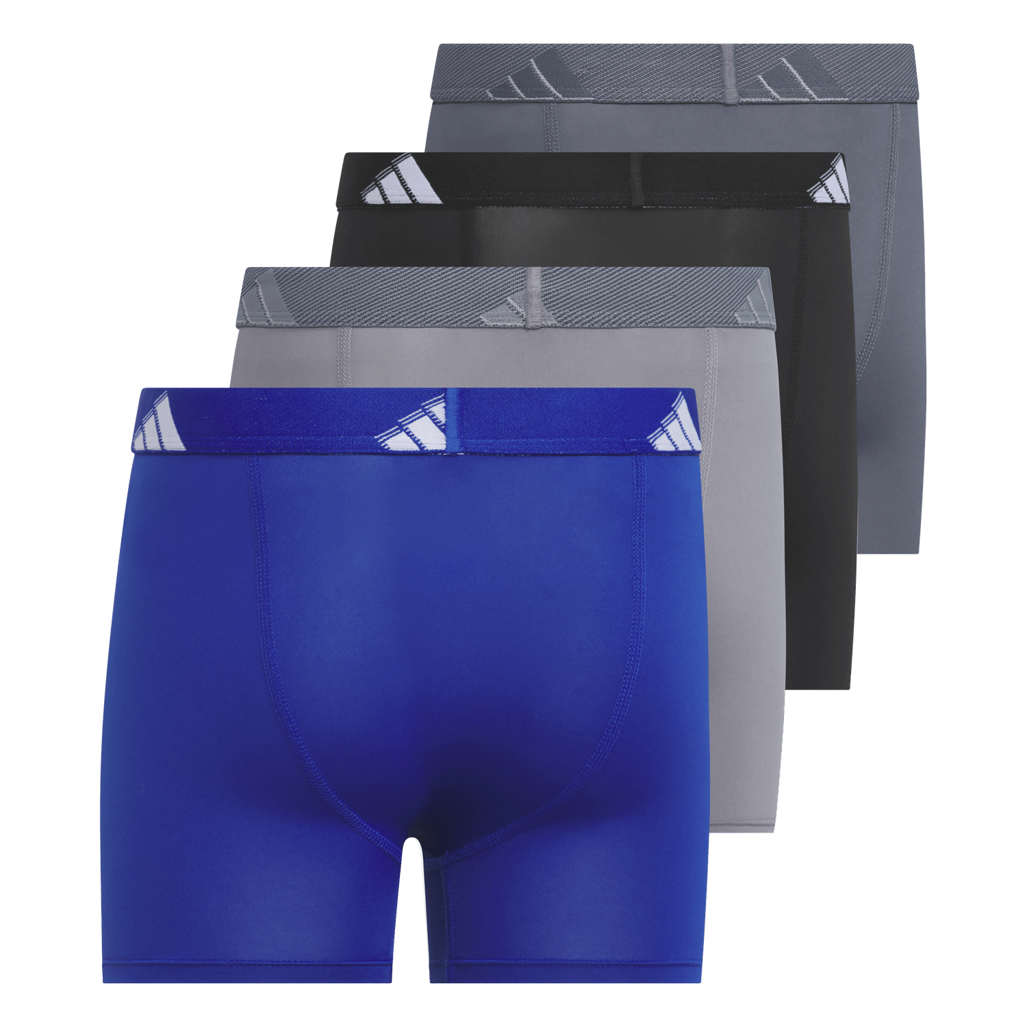 adidas Youth Microfiber 4-Pack Boxer Brief Unisex Accessories Socks