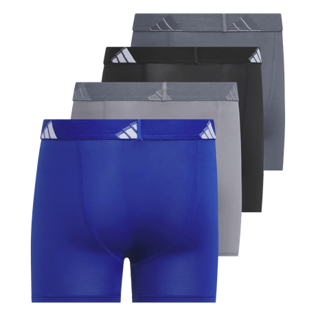 adidas Youth Microfiber 4-Pack Boxer Brief Unisex Accessories Socks