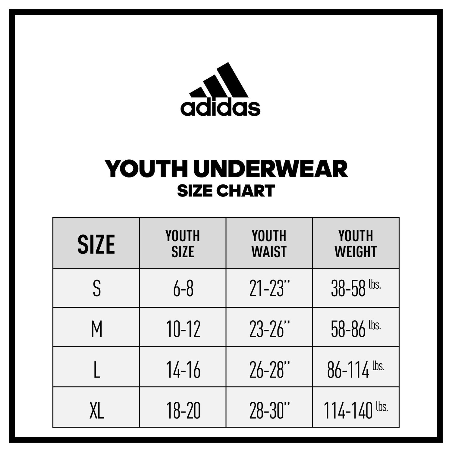 adidas Youth Microfiber 4-Pack Boxer Brief Unisex Accessories Socks