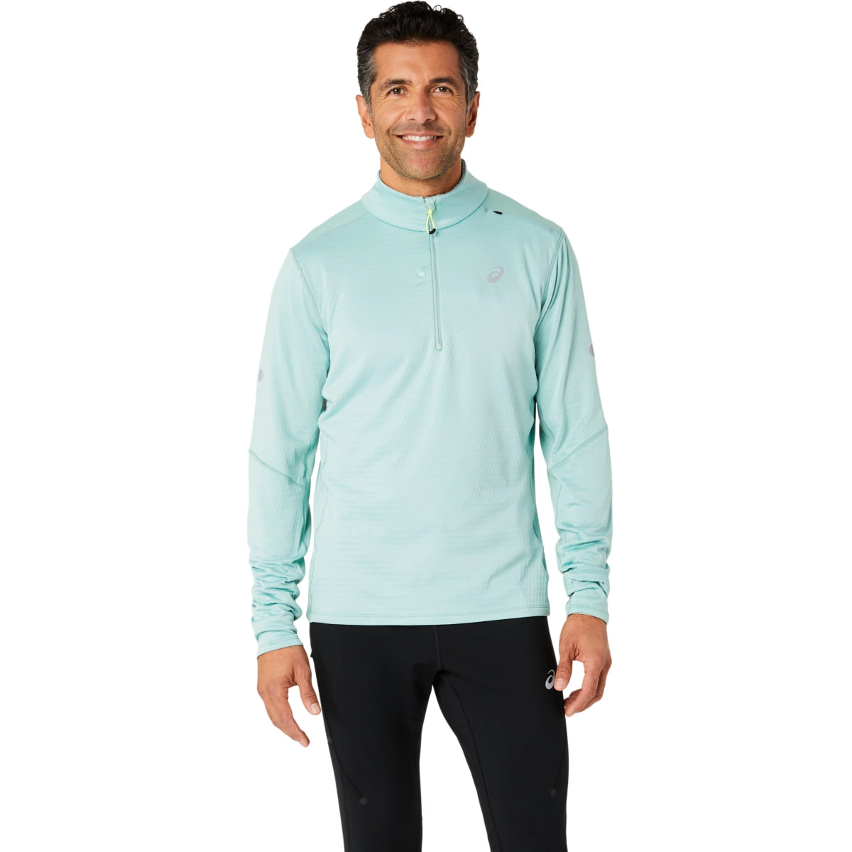 Asics Men's Road Winter 1/2 Zip Mid Layer Mens Apparel Sweatshirts & Fleece