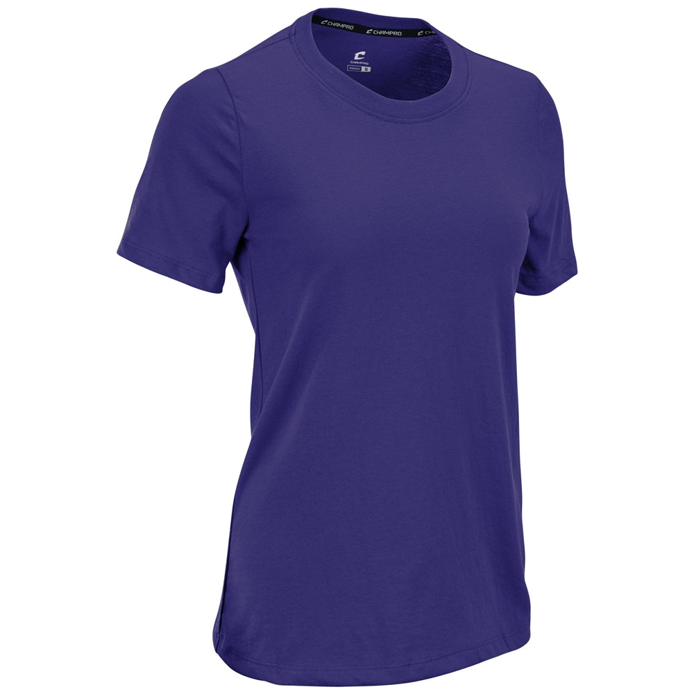 Champro Women's Tackle Crew Neck Tee-1