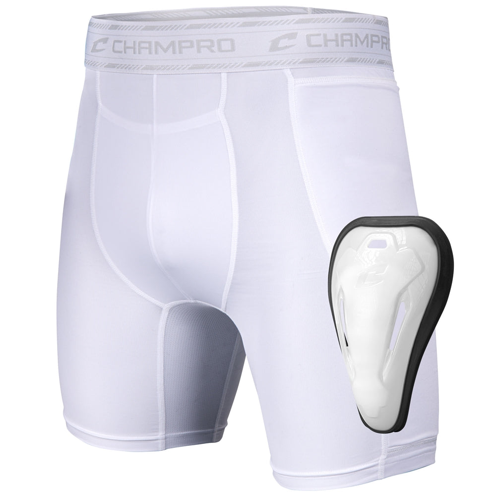 Champro Men's Take-Out Sliding Short with Cup Baseball Accessories All
