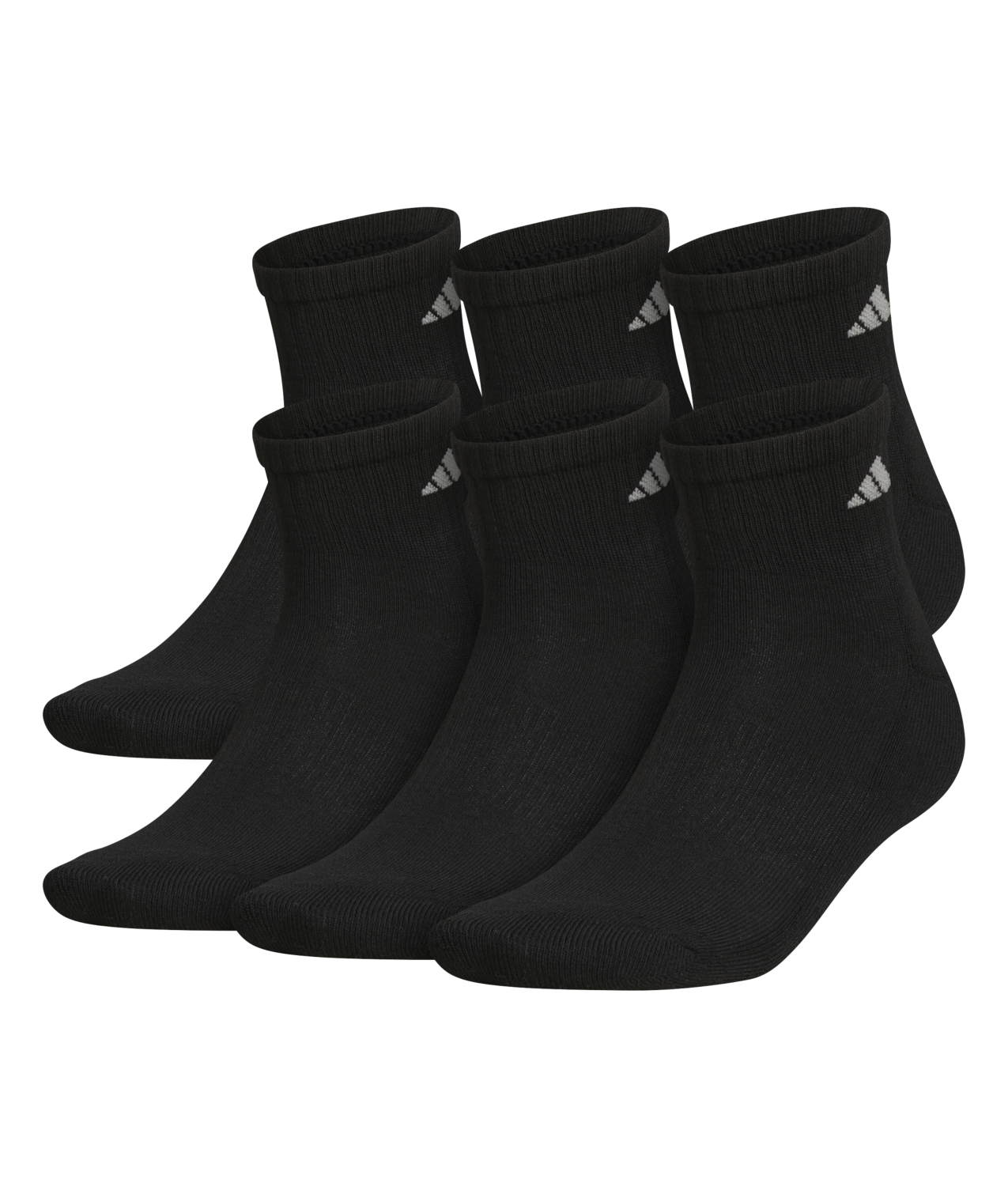 adidas Men's Athletic Cushioned Quarter Socks 3-Pairs Unisex Accessories Socks