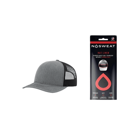 Richardson 112 Trucker Hat with NoSweat Hat Liner Combo Unisex Accessories Hats & Caps