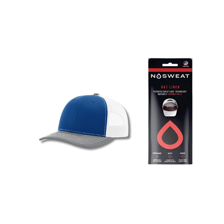 Richardson 112 Trucker Hat with NoSweat Hat Liner Combo Unisex Accessories Hats & Caps