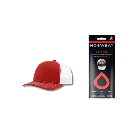 Richardson 112 Trucker Hat with NoSweat Hat Liner Combo Unisex Accessories Hats & Caps