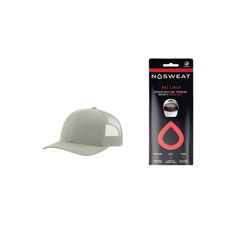 Richardson 112 Trucker Hat with NoSweat Hat Liner Combo Unisex Accessories Hats & Caps