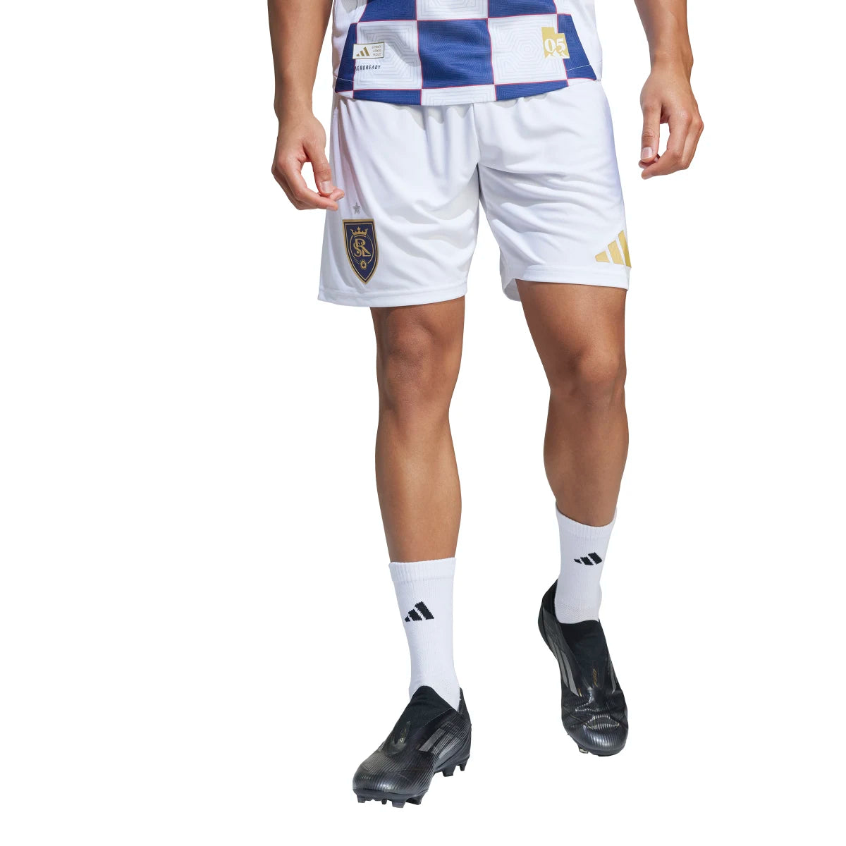adidas Men's Authentic Real Salt Lake 25/26 Away Shorts Soccer Uniforms & Apparel All