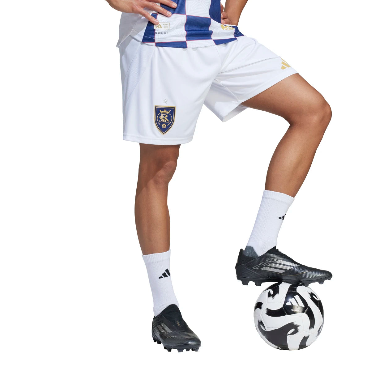 adidas Men's Authentic Real Salt Lake 25/26 Away Shorts Soccer Uniforms & Apparel All