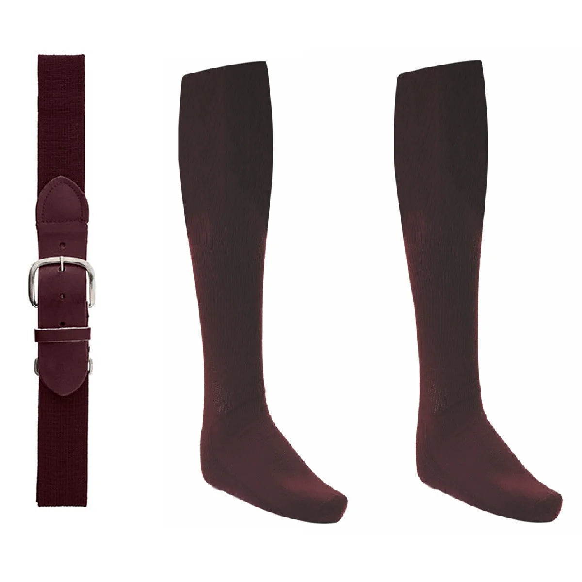 Champion Baseball or Softball Belt/Sock Combo Baseball Socks & Belts All