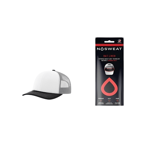 Richardson 112 Trucker Hat with NoSweat Hat Liner Combo Unisex Accessories Hats & Caps
