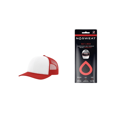 Richardson 112 Trucker Hat with NoSweat Hat Liner Combo Unisex Accessories Hats & Caps