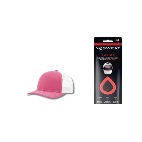 Richardson 112 Trucker Hat with NoSweat Hat Liner Combo Unisex Accessories Hats & Caps