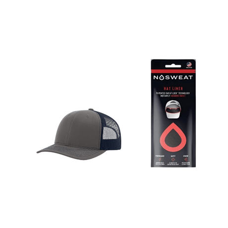 Richardson 112 Trucker Hat with NoSweat Hat Liner Combo Unisex Accessories Hats & Caps
